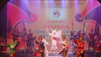 Liên hoan Tuồng và Dân ca kịch toàn quốc 2025 tưng bừng khai màn