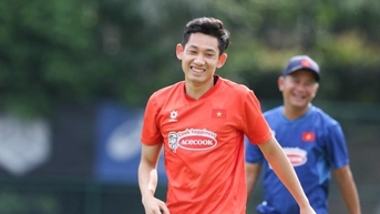 Tiền vệ đội tuyển Việt Nam tự tin trước trận đấu với Lào