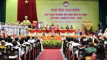 Khai mạc Đại hội đại biểu MTTQ Việt Nam tỉnh Tây Ninh lần thứ I, nhiệm kỳ 2025–2030