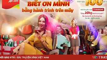 Vietjet khởi động chuỗi ưu đãi "Biết ơn mình" với triệu vé bay giảm giá đến 100%