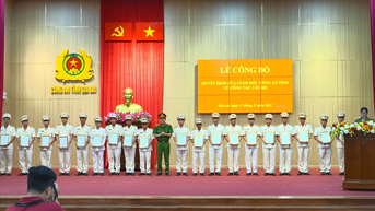 នគរបាលខេត្ត Gia Lai បានចល័តមេបញ្ជាការ និងមន្ត្រីនគរបាលថ្នាក់ឃុំចំនួន ១០៤នាក់។