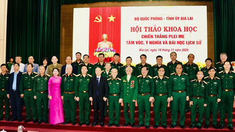 Bế mạc Hội thảo khoa học “Chiến thắng Plei Me-Tầm vóc, ý nghĩa và bài học lịch sử”