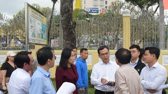 Kiểm tra thực tế công tác quản lý quy hoạch quảng cáo trên địa bàn thành phố