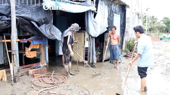 Các địa phương phía nam của tỉnh Khánh Hòa chủ động khắc phục hậu quả mưa lũ