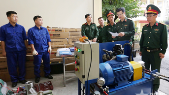 Tổng cục Hậu cần - Kỹ thuật kiểm tra kết quả triển khai công tác kiểm định kỹ thuật an toàn, công tác chuyển đổi số