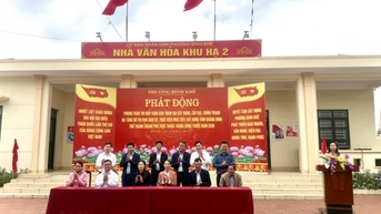 វួដ Binh Khe បានចាប់ផ្តើមចលនាមួយសម្រាប់ប្រជាជនទាំងមូលដើម្បីចូលរួមក្នុងការជួសជុល និងកែលម្អទីក្រុង។