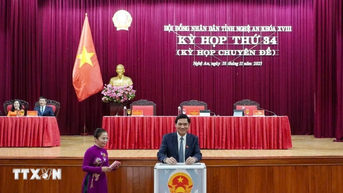 លោក Vo Trong Hai ត្រូវបានជ្រើសរើសជាប្រធានគណៈកម្មាធិការប្រជាជនខេត្ត Nghe An។