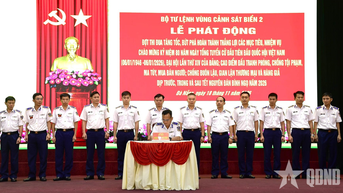 Vùng Cảnh sát biển 2 phát động thi đua chào mừng các sự kiện trọng đại của đất nước