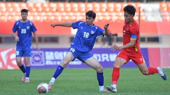 Thủ quân U22 Việt Nam nhập viện sau trận thua U22 Hàn Quốc