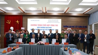 Phường Bạch Mai phối hợp công tác với 4 trường đại học