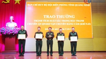 Khen thưởng tập thể, cá nhân thực hiện Chuyên án QN1025