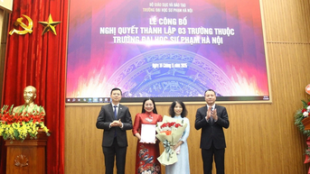 Công bố Nghị quyết thành lập 3 trường thuộc Trường ĐH Sư phạm Hà Nội
