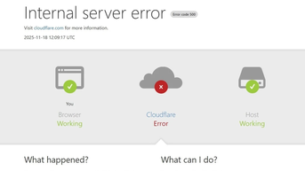Lỗi Cloudflare khiến vô số trang web, dịch vụ internet gián đoạn