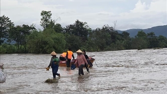 Mưa lũ gây sạt lở nhiều tuyến đường của các xã miền núi tỉnh Gia Lai