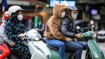 Không khí lạnh tăng cường, Hải Phòng trời mưa rét