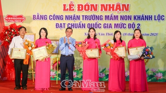 សាលាមត្តេយ្យ Khanh Loc បំពេញតាមស្តង់ដារជាតិកម្រិត 2