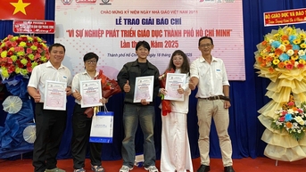 Báo Thanh Niên đoạt 2 giải 'Vì sự phát triển giáo dục TP.HCM' năm 2025