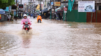 Xã Diên Khánh: Nhiều khu vực bị ngập nặng