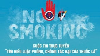 Thi trực tuyến 'Tìm hiểu Luật Phòng, chống tác hại của thuốc lá'