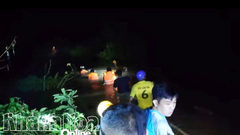 Xã Tây Khánh Vĩnh giải cứu thành công 3 người dân trong lũ