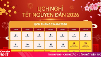 Lịch nghỉ tết Bính Ngọ, Quốc khánh năm 2026