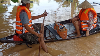 Xã Diên Thọ: Di dời 4 hộ, 9 khẩu ra khỏi vùng ngập lụt