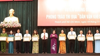TP Hồ Chí Minh tuyên dương 159 tập thể, 62 cá nhân điển hình “Dân vận khéo”