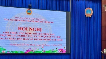 TP Hồ Chí Minh: TAND hai cấp đưa AI vào nghiên cứu và xét xử