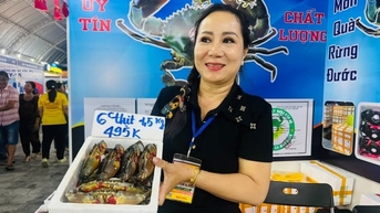 ពិភាក្សាអំពីយុទ្ធសាស្ត្រនាំយកក្តាម Ca Mau ទៅកាន់ទីផ្សារធំៗ