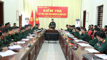 Quân khu 1 kiểm tra kết quả thực hiện nhiệm vụ năm 2025 tại Sư đoàn 346