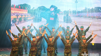 Dựng chương trình nghệ thuật đáp ứng nhu cầu thưởng thức của bộ đội và nhân dân