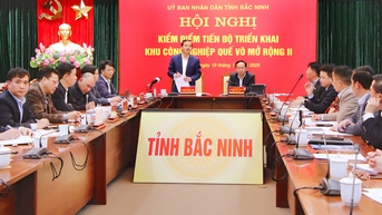 Tháo gỡ vướng mắc, đẩy nhanh tiến độ dự án hạ tầng Khu công nghiệp Quế Võ mở rộng 2