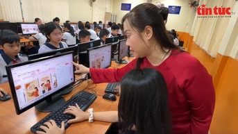 Cô giáo Thảo Nguyên - Người đưa học sinh tiểu học đến gần hơn với thế giới số