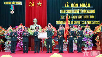 Trường bắn Quốc gia khu vực 1 đón nhận Huân chương Bảo vệ Tổ quốc hạng Nhì