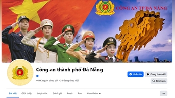 Fanpage "ប៉ូលីសទីក្រុង Da Nang" ឈានដល់ 400,000 followers