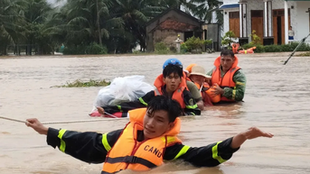 Từ ngày 24-11, mưa lớn ở Trung bộ có xu hướng giảm