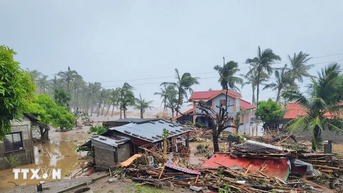 Các nhà lãnh đạo Việt Nam gửi điện thăm hỏi về thiệt hại do bão tại Philippines