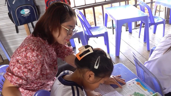 Cô giáo 7 năm gieo chữ vùng lòng hồ Trị An