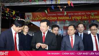 Khai mạc Hội chợ Công thương vùng Bắc Trung Bộ - Hà Tĩnh