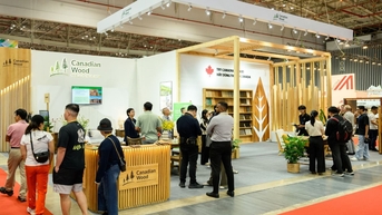 Xu hướng gỗ mềm bền vững nổi bật tại VietnamWood 2025