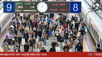 Đường sắt Trung Quốc lập kỷ lục vận tải gần 4 tỷ lượt khách trong 10 tháng