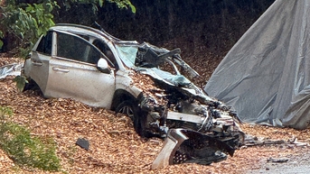 រថយន្ត​កុងតឺន័រ​ក្រឡាប់​និង​ក្រឡាប់​រថយន្ត​នៅ​លើ​ផ្លូវ​លេខ​២៨ របួស​៥​នាក់