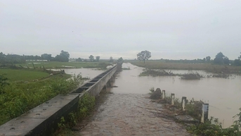 Xã Ea Rốk: Một số vùng bị ngập lụt do mưa lũ