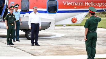 អគ្គលេខាបក្ស To Lam មកទស្សនា និងធ្វើការនៅតំបន់សេដ្ឋកិច្ចពិសេស Tho Chau