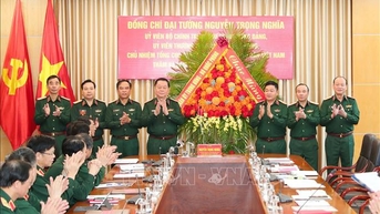 Đại tướng Nguyễn Trọng Nghĩa thăm, làm việc tại Học viện Chính trị