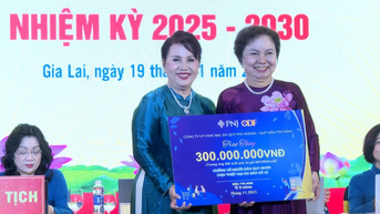 លោកស្រី Dong Thi Anh ត្រូវបានជ្រើសរើសជាប្រធានសមាគមសហគ្រិនស្ត្រីខេត្ត Gia Lai។