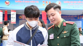 Thêm trường quân đội bỏ xét tổ hợp C00 văn - sử - địa