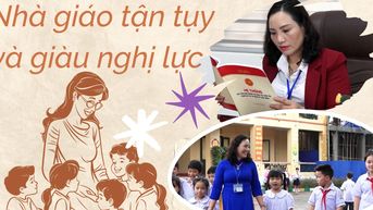 Nhà giáo tận tụy và giàu nghị lực