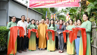 ឃុំឡុងភូ សម្ពោធដាក់ឱ្យប្រើប្រាស់ស្ពានជនបទចំនួនពីរ។