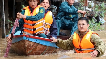 Nhiều địa phương phía Nam của Khánh Hòa ngập trong 'biển nước'